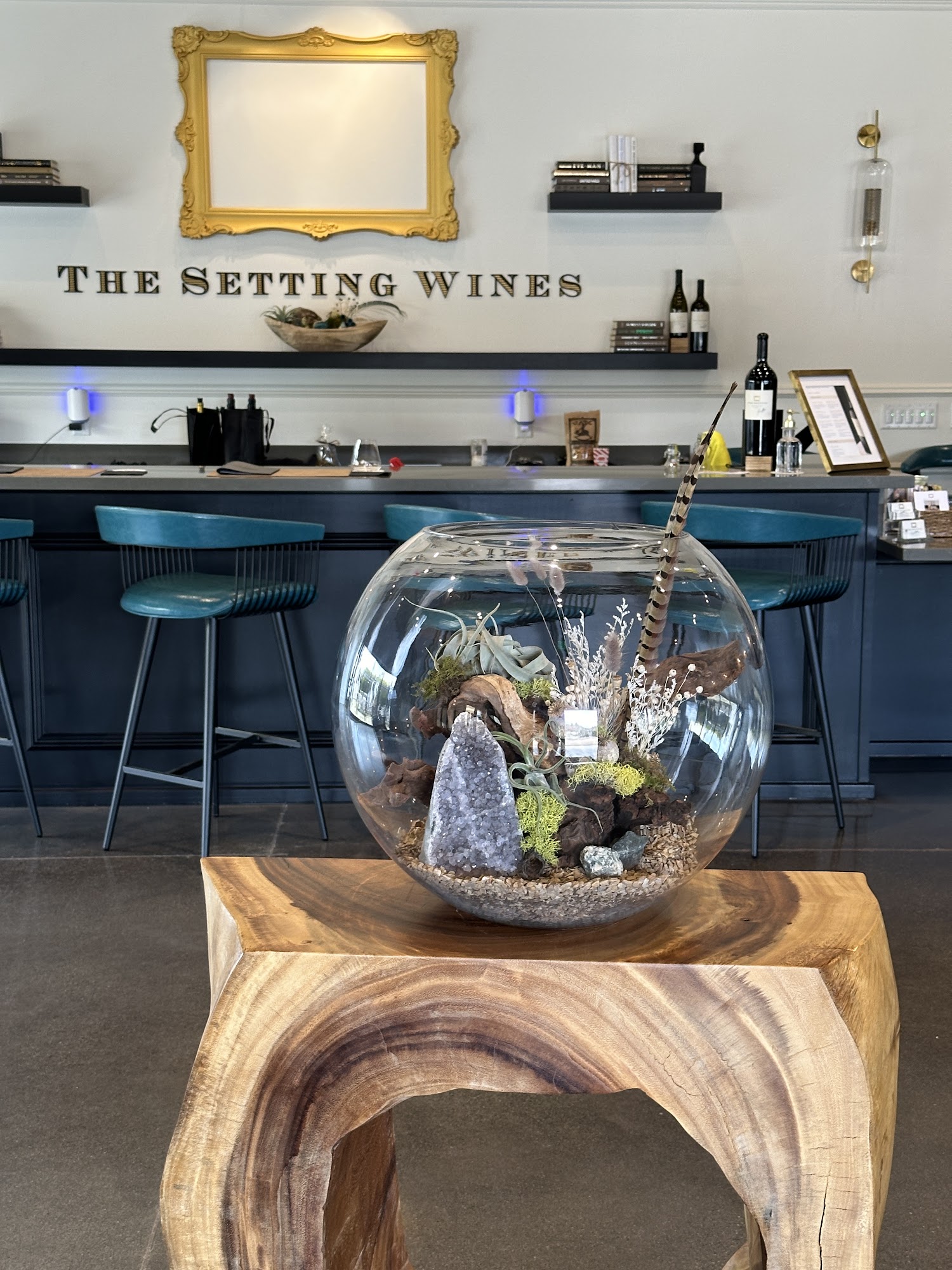 The Setting Wines Menu