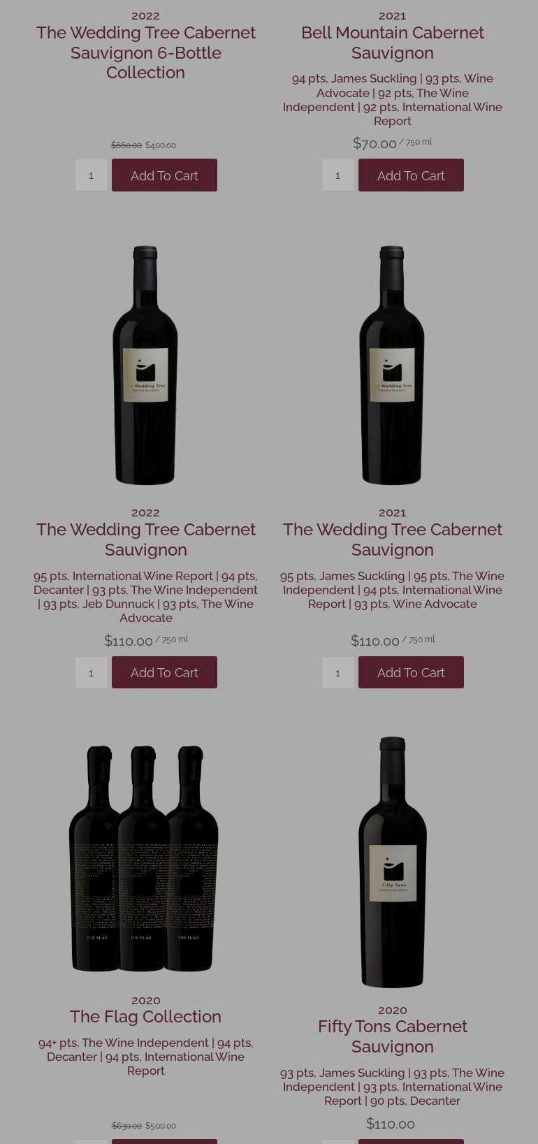 Medlock Ames Winery at Bell Mountain Ranch Menu