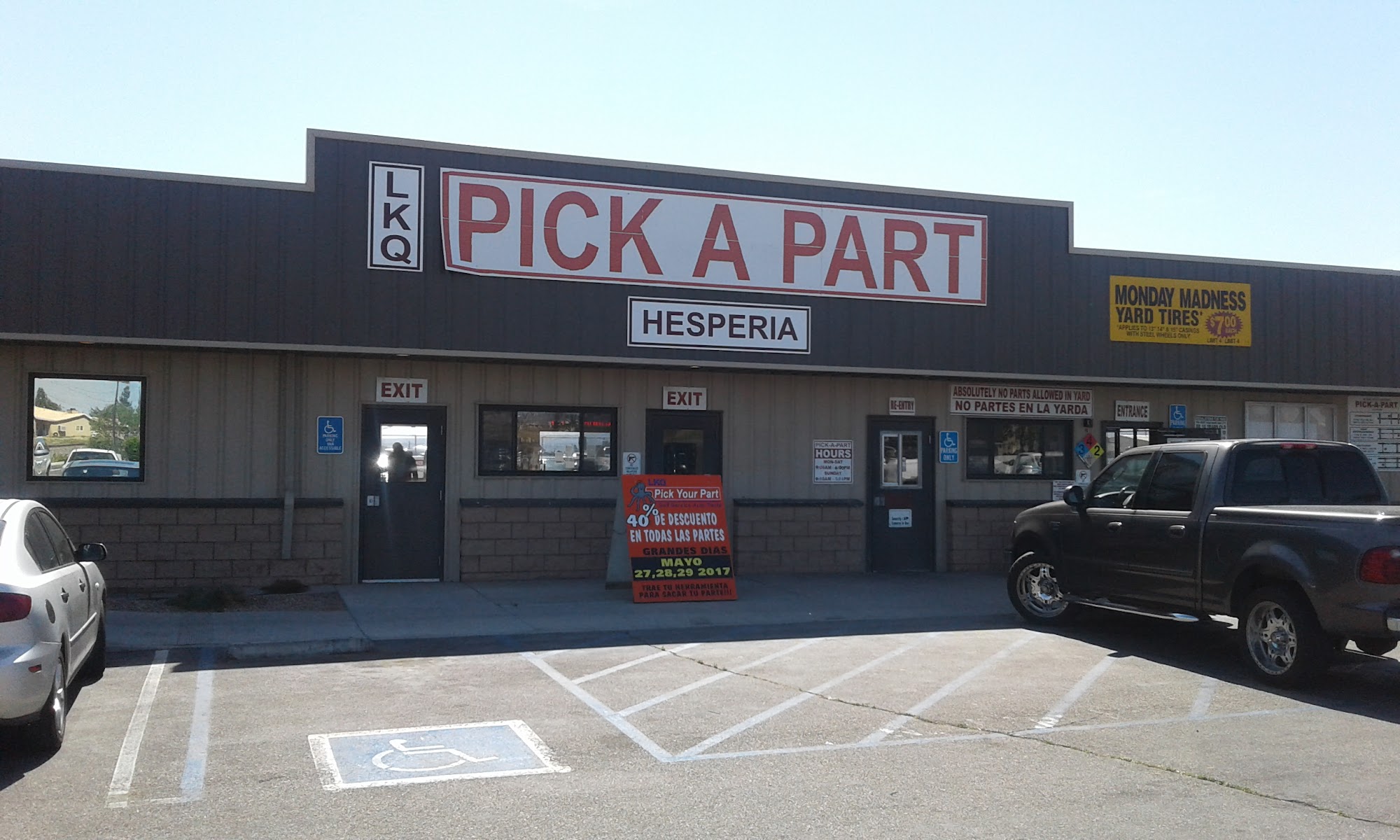 PICK YOUR PART HESPERIA Hesperia CA Hours, Directions, Reviews(00)