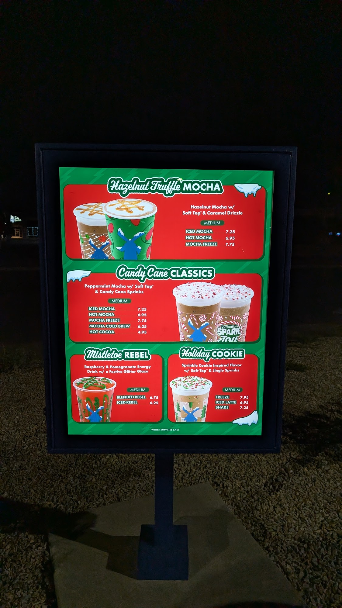 Dutch Bros Coffee Menu