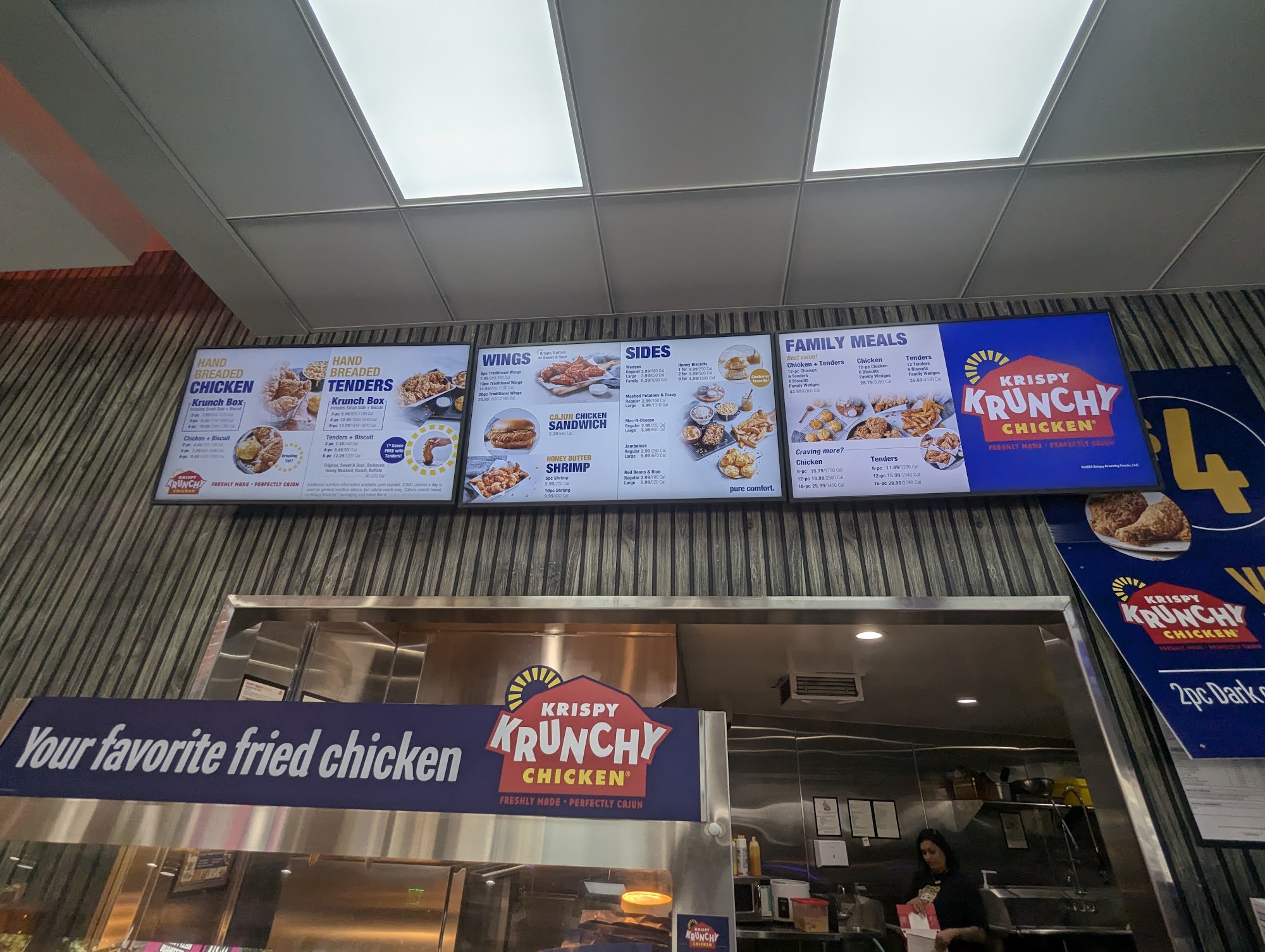 Krispy Krunchy Chicken Menu