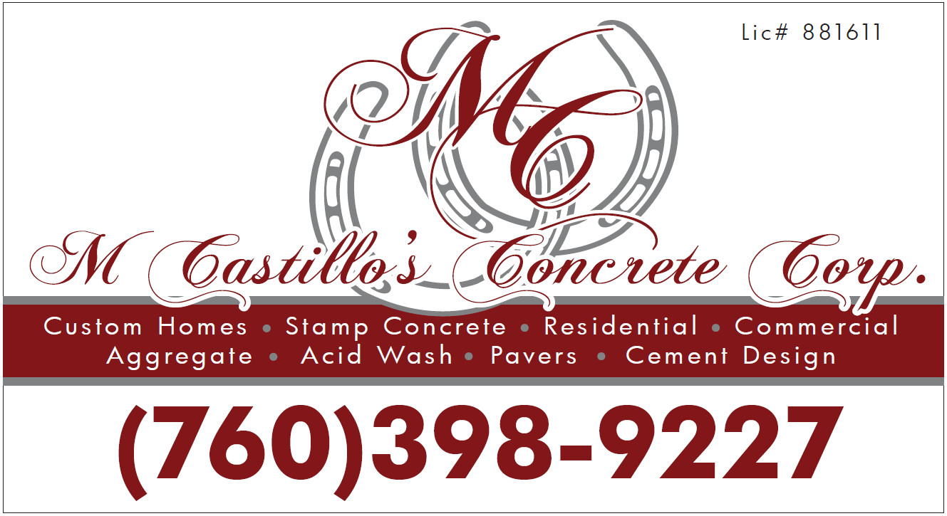 M CASTILLO'S CONCRETE CO.