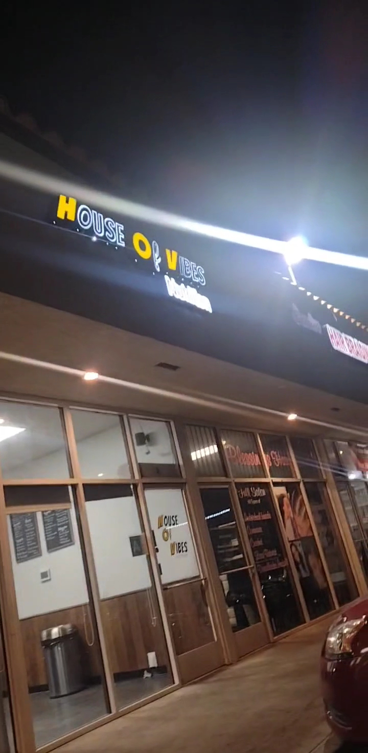 House of Vibes Nutrition Menu