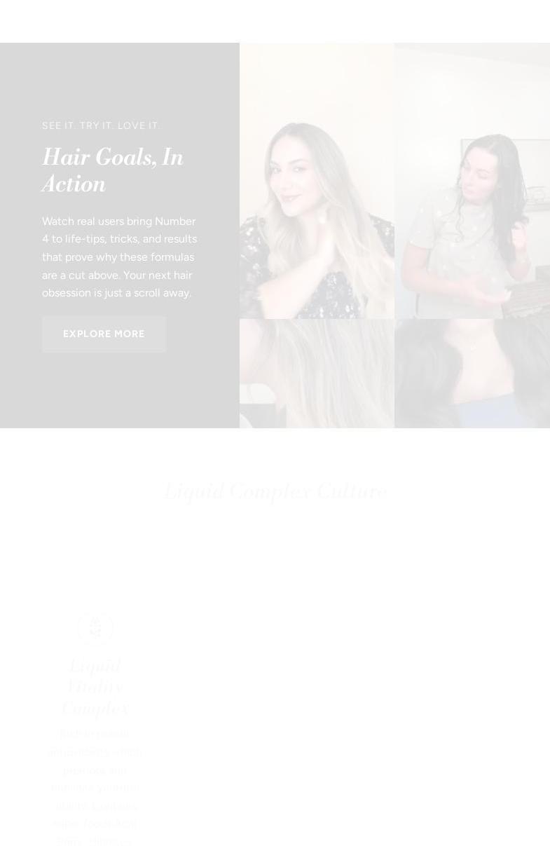 Number 4 High Performance Hair