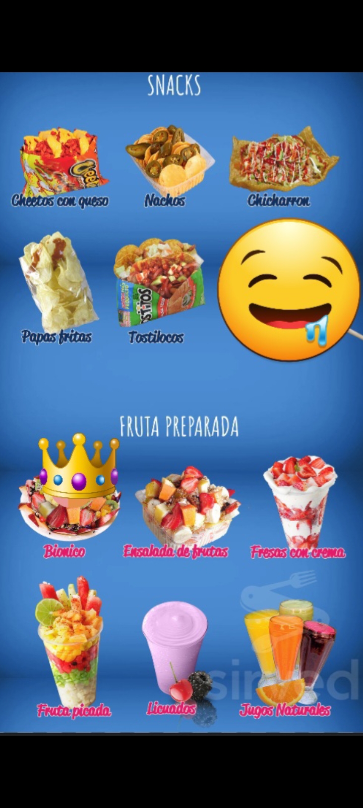 Antojitos La Paloma Menu