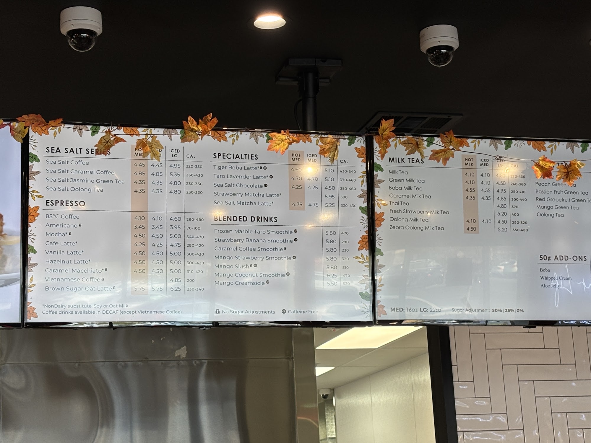 85°C Bakery Cafe - Jurupa Valley Menu