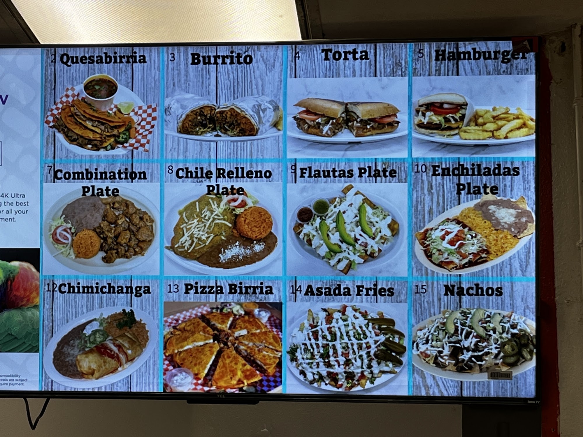 El primo market Menu