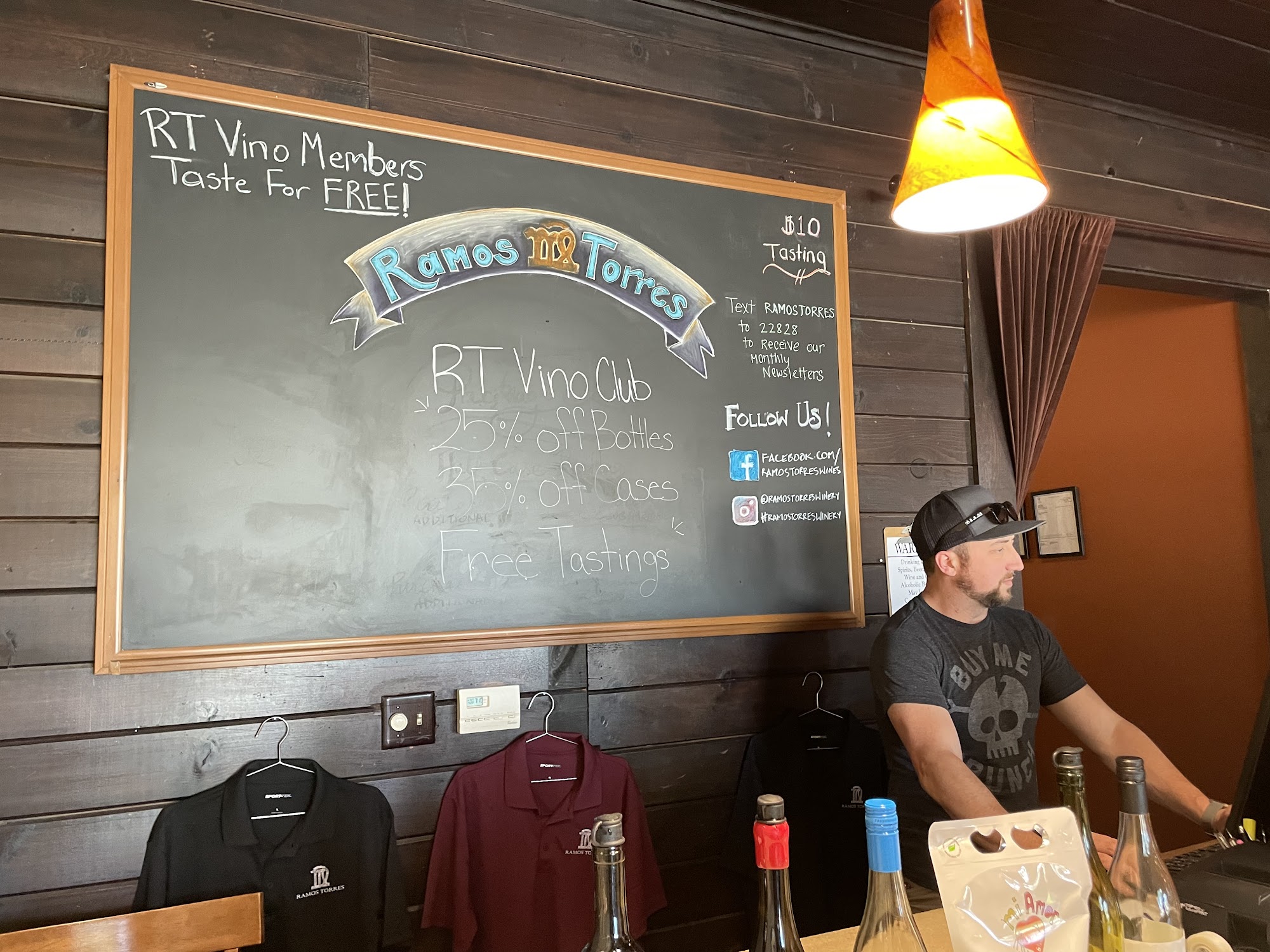 Ramos Torres Winery Menu