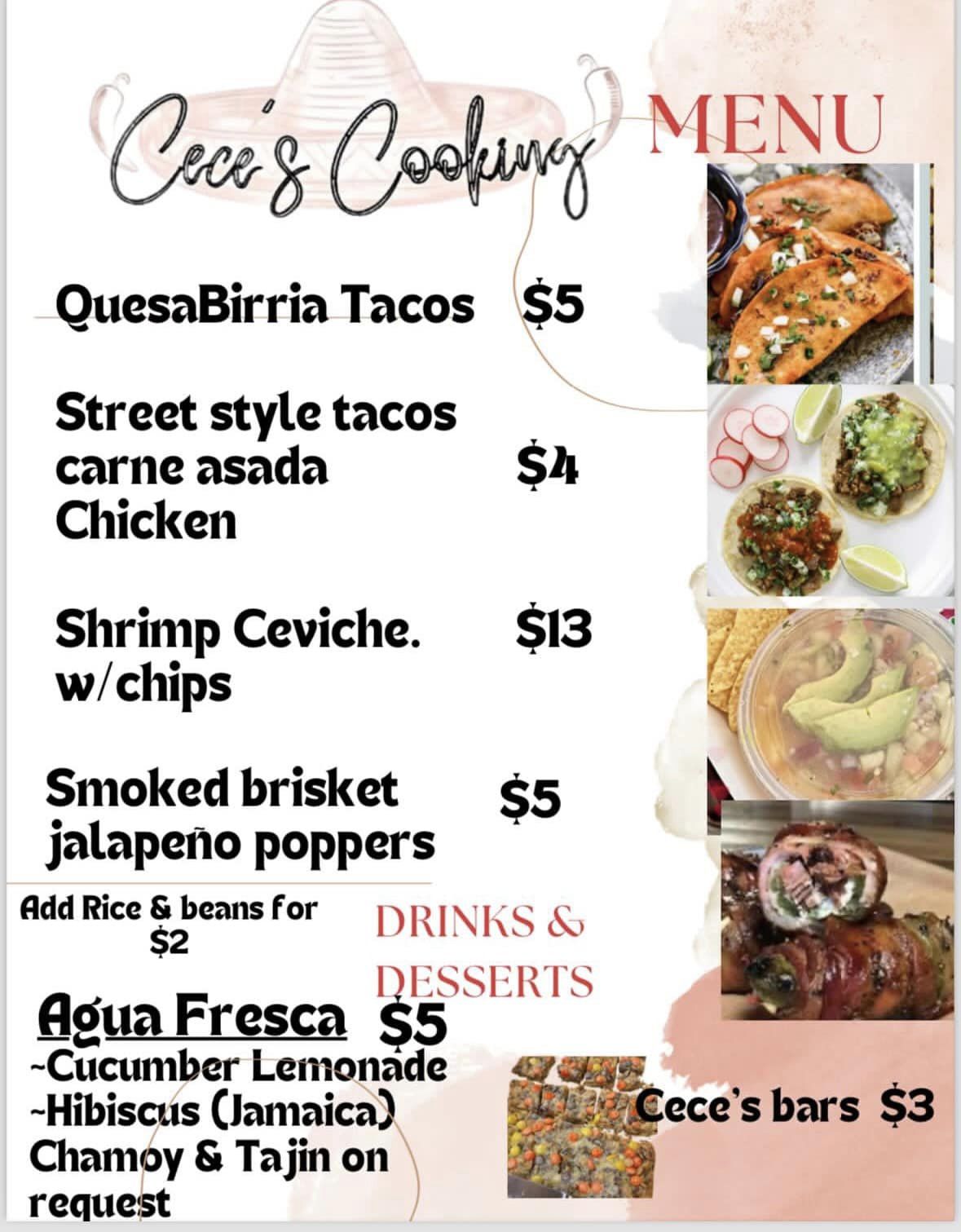 Knightsen Saloon Menu