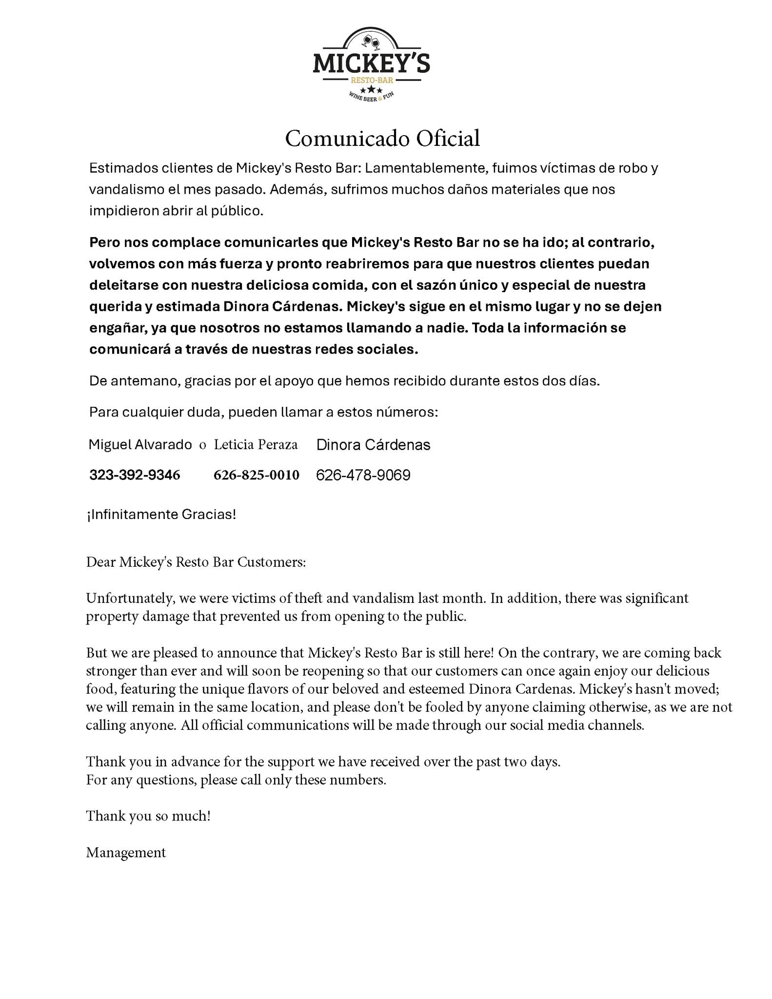 Photo credit: facebook