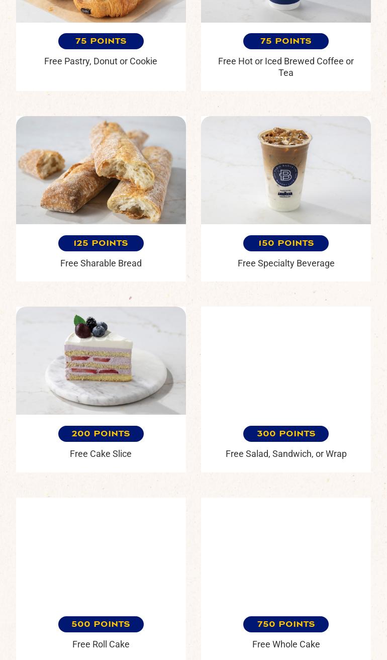 Paris Baguette Menu