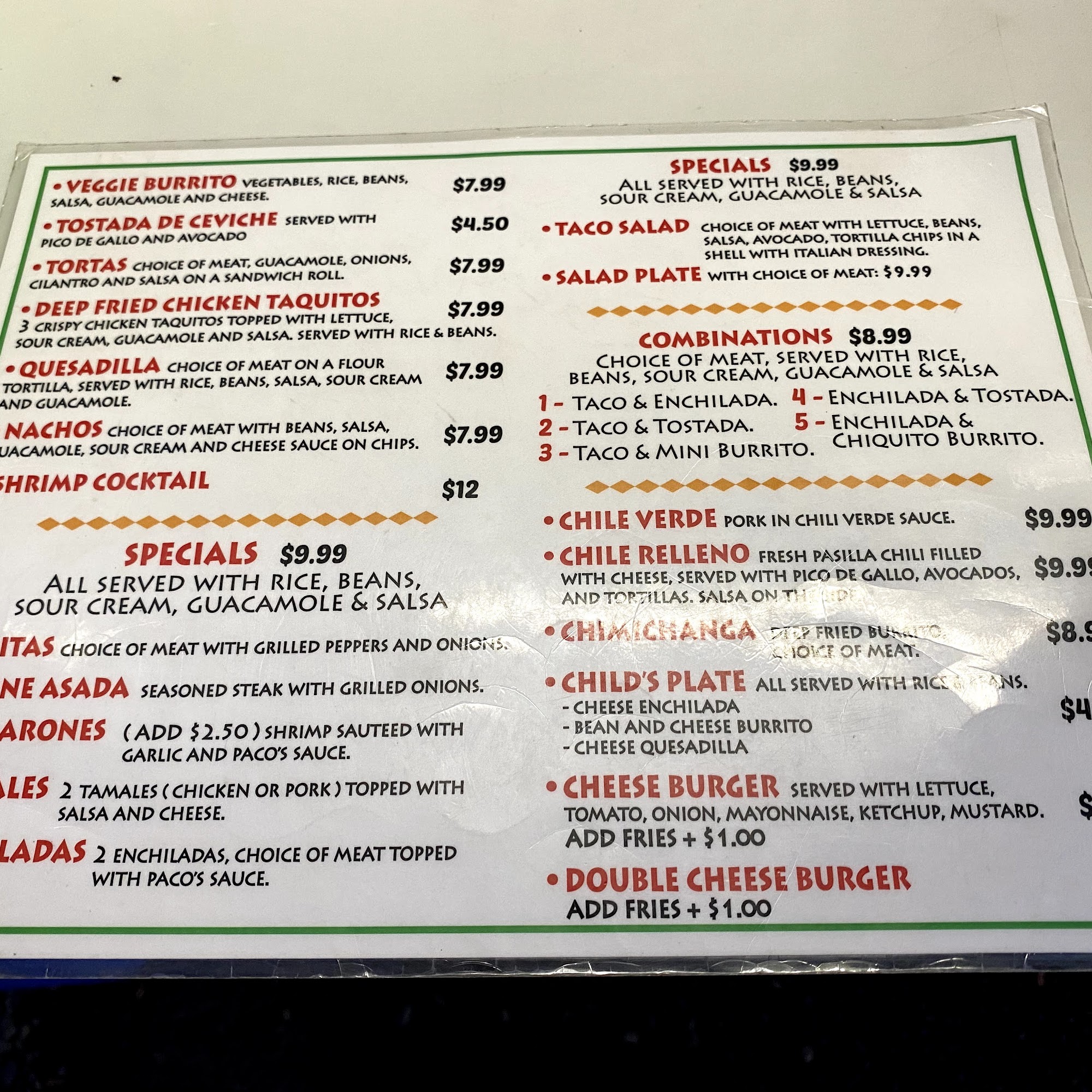 Paco's tacos Laytonville