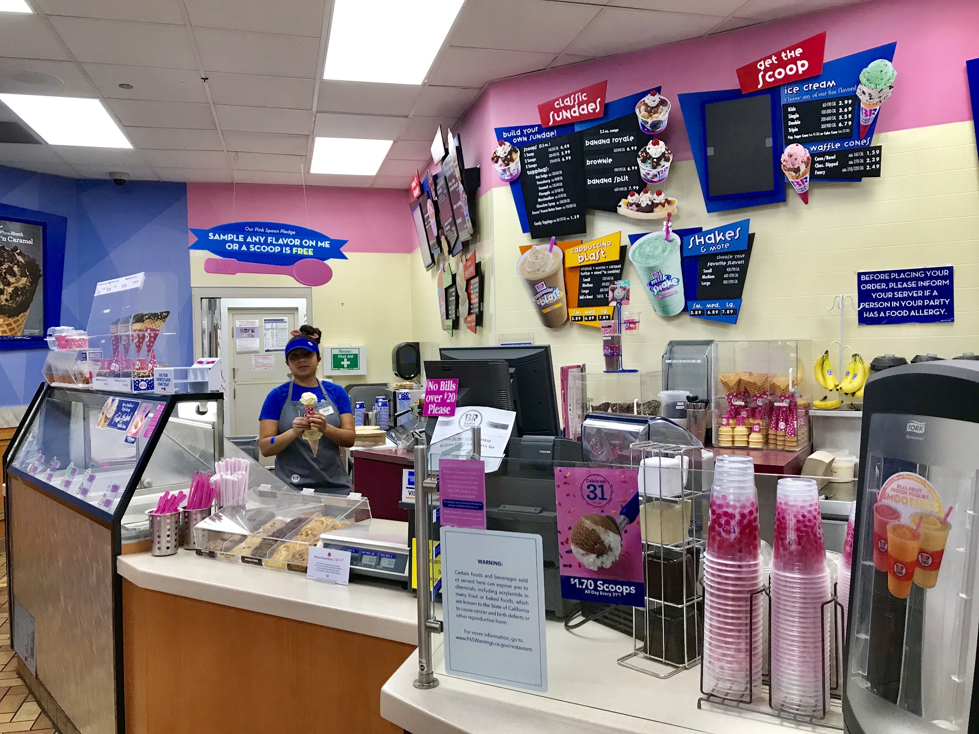 Baskin-Robbins Menu