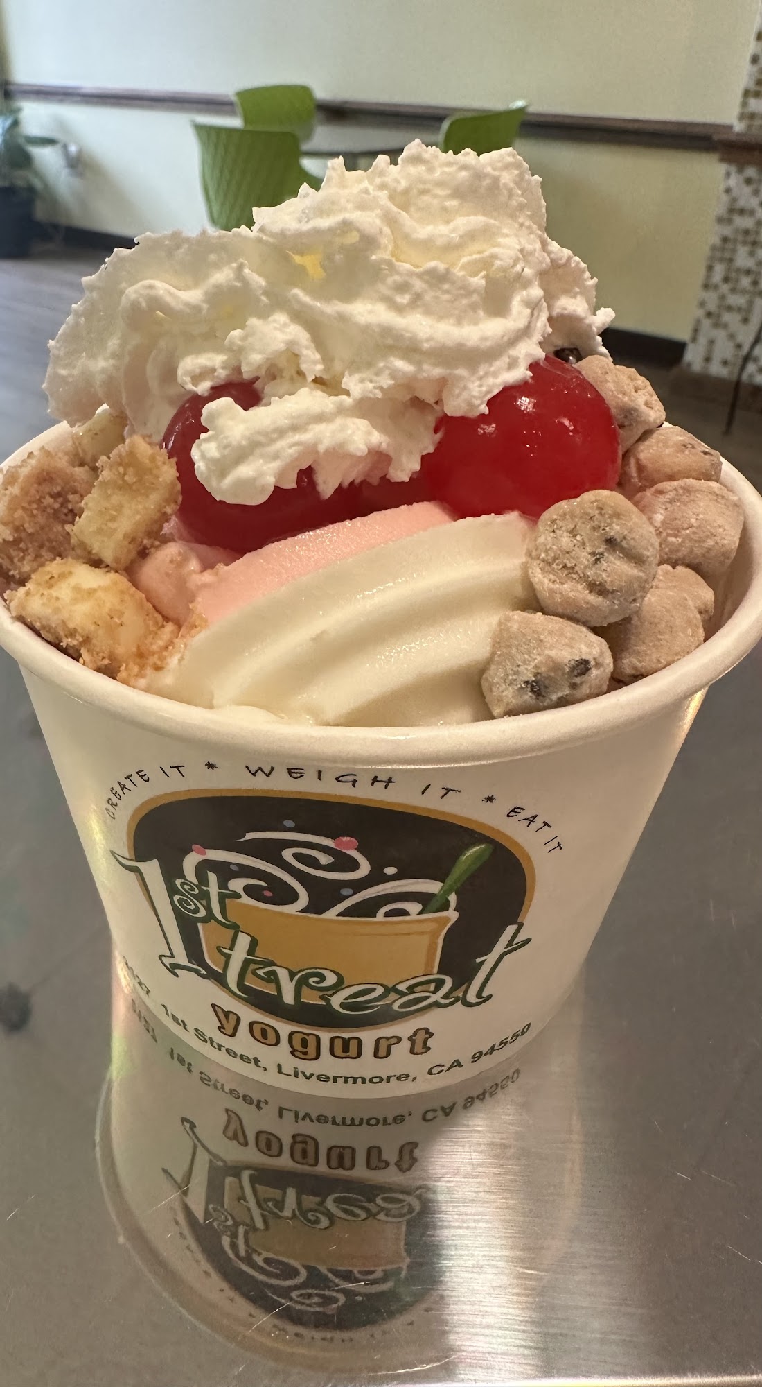 1st Treat Yogurt Menu