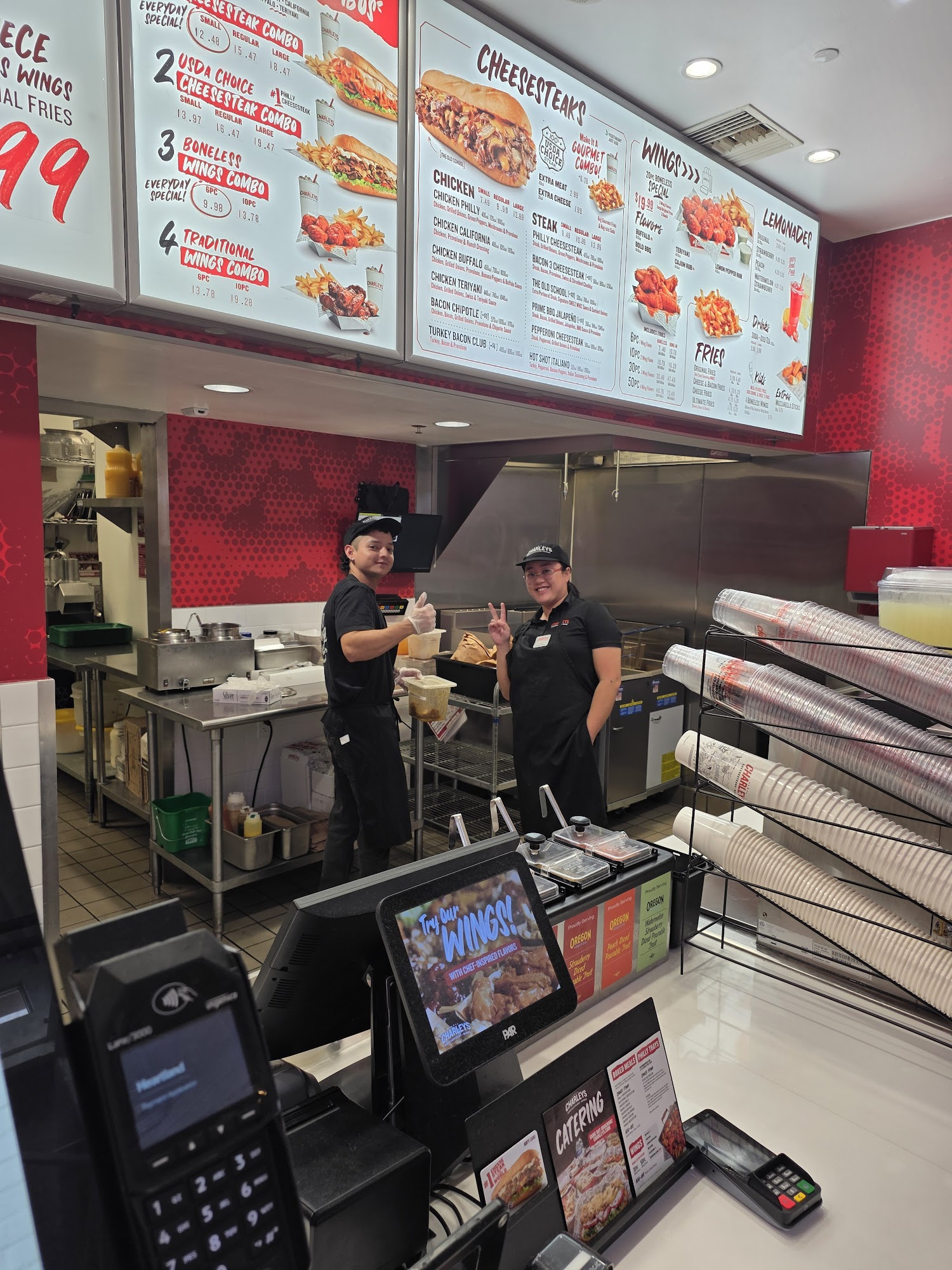 Charleys Cheesesteaks Menu