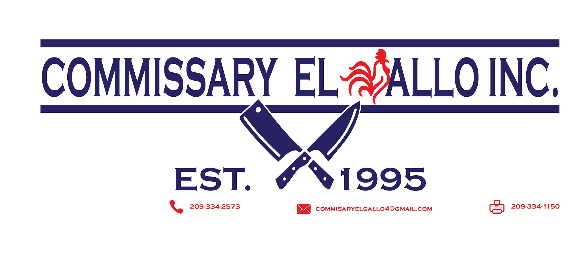 El Gallo Commissary Menu