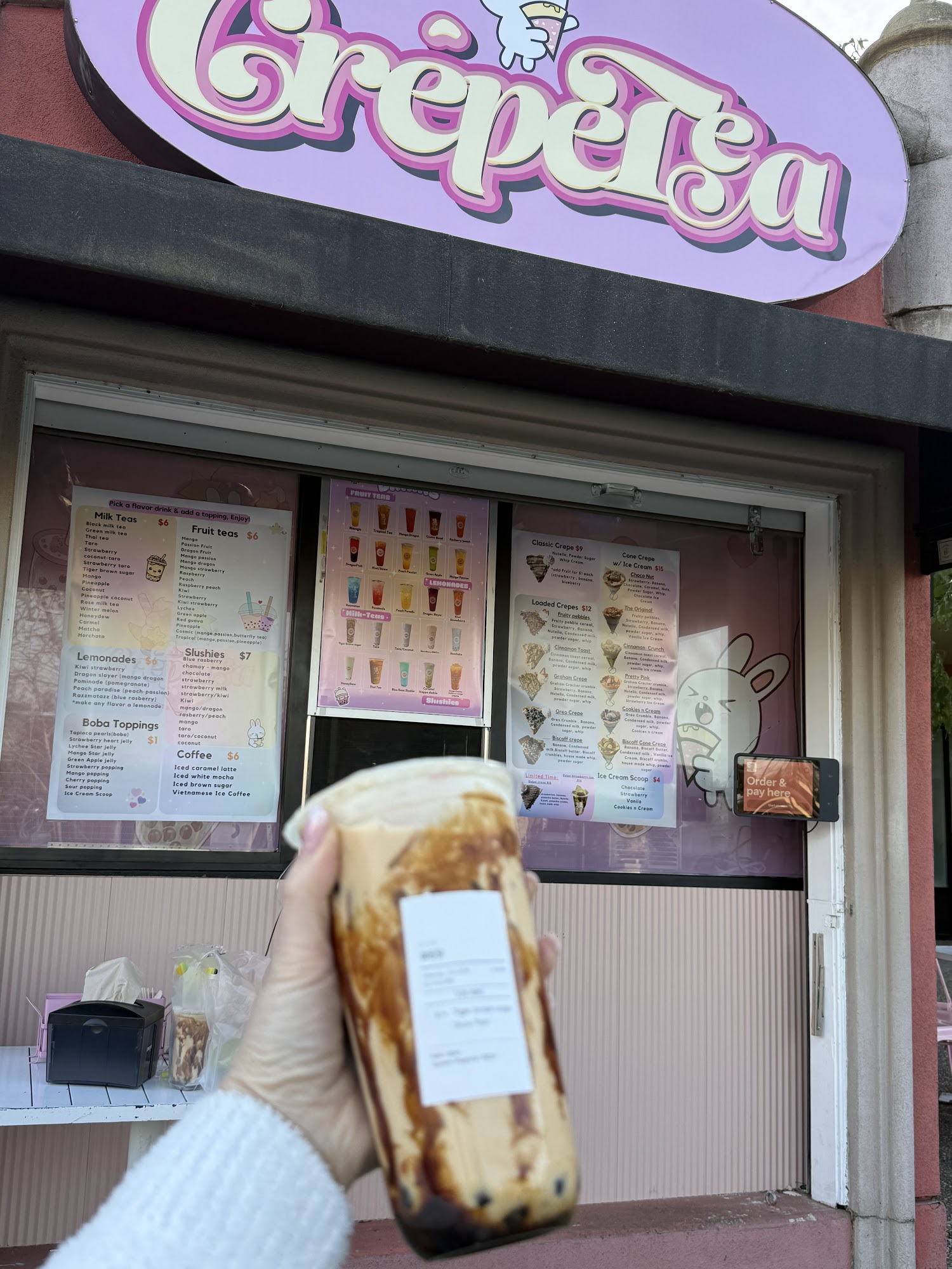 Crepe Tea Lodi Menu