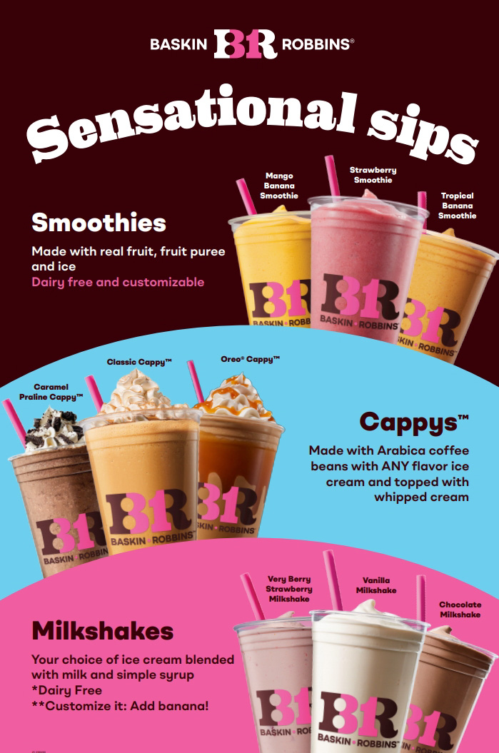 Baskin-Robbins Menu