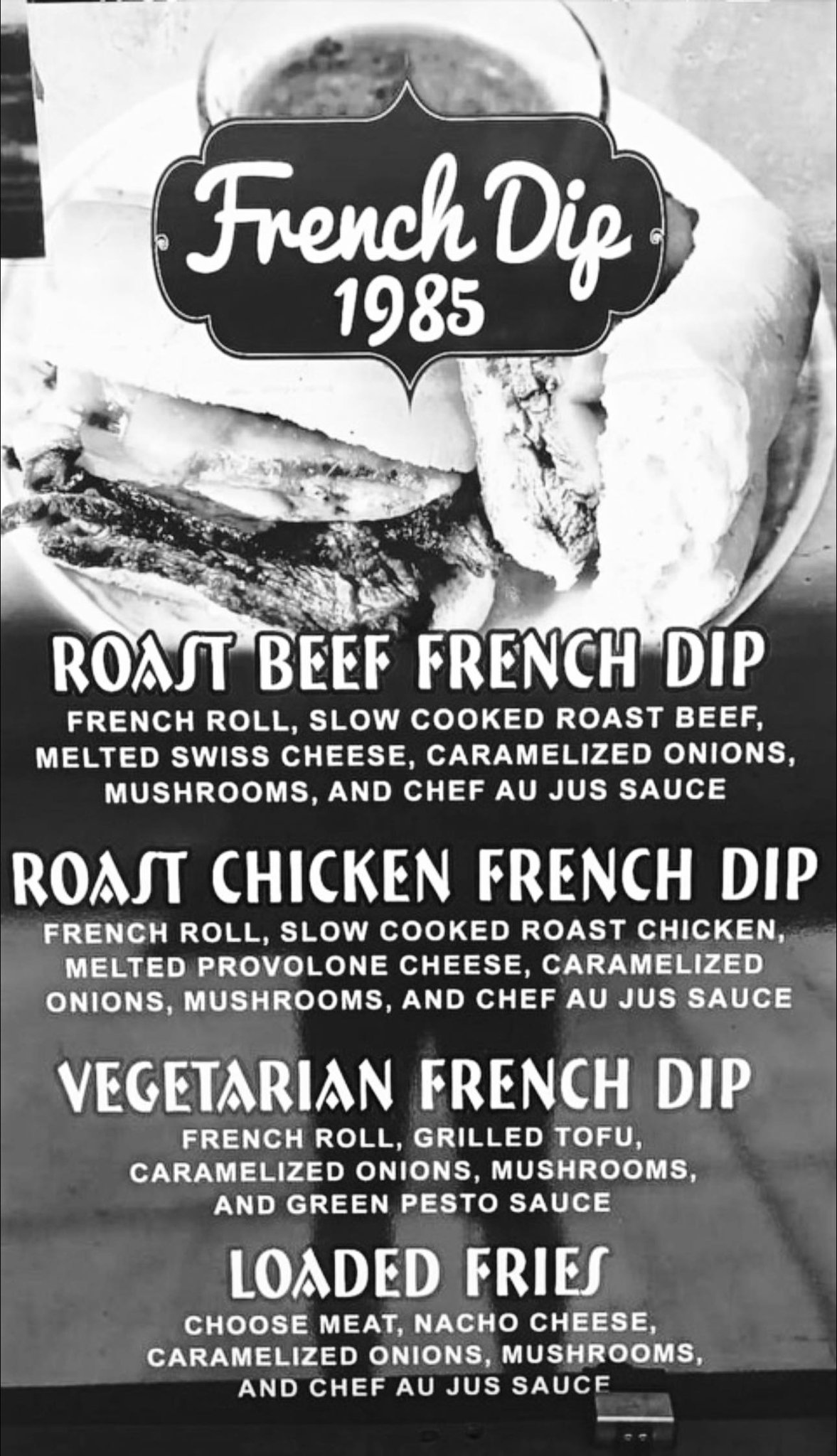 Liberal Bull Menu