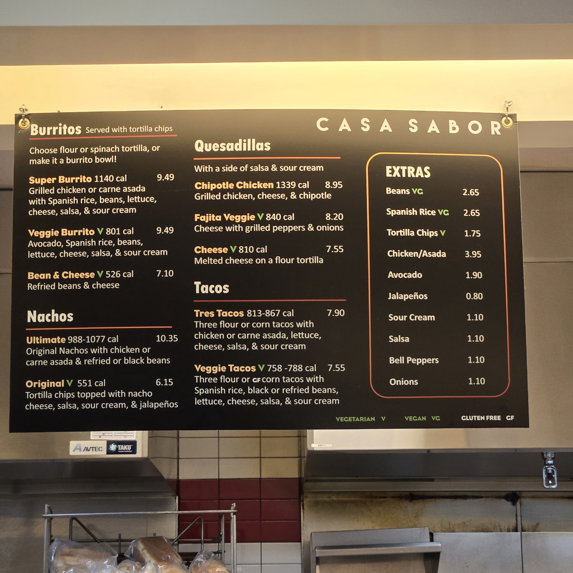 Foothill Pacific Dining at Hilltop Grill Menu