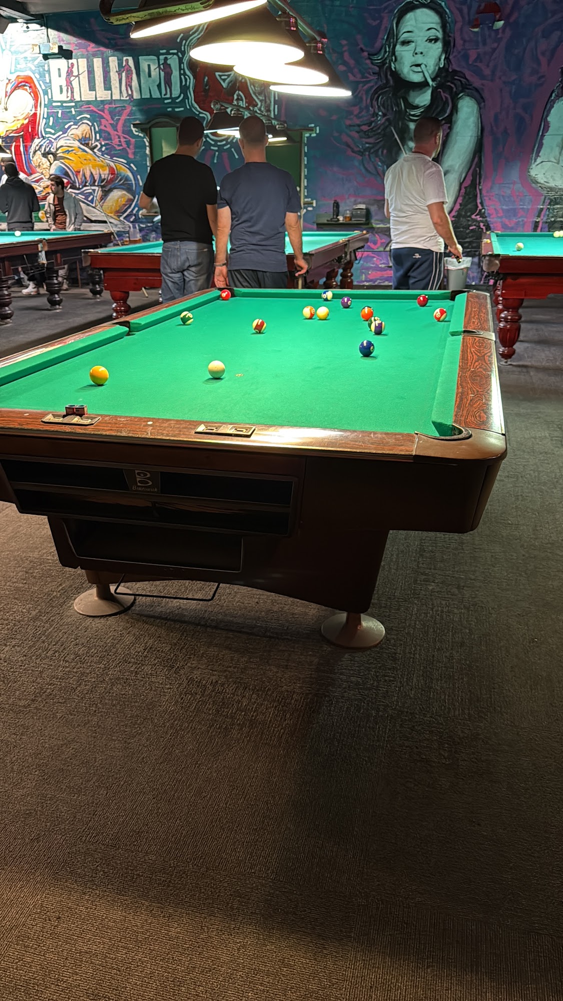 Green Room Billiards Menu