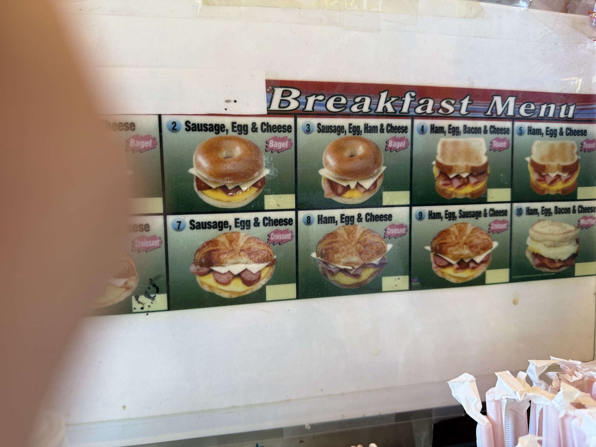 Daily Donuts Menu