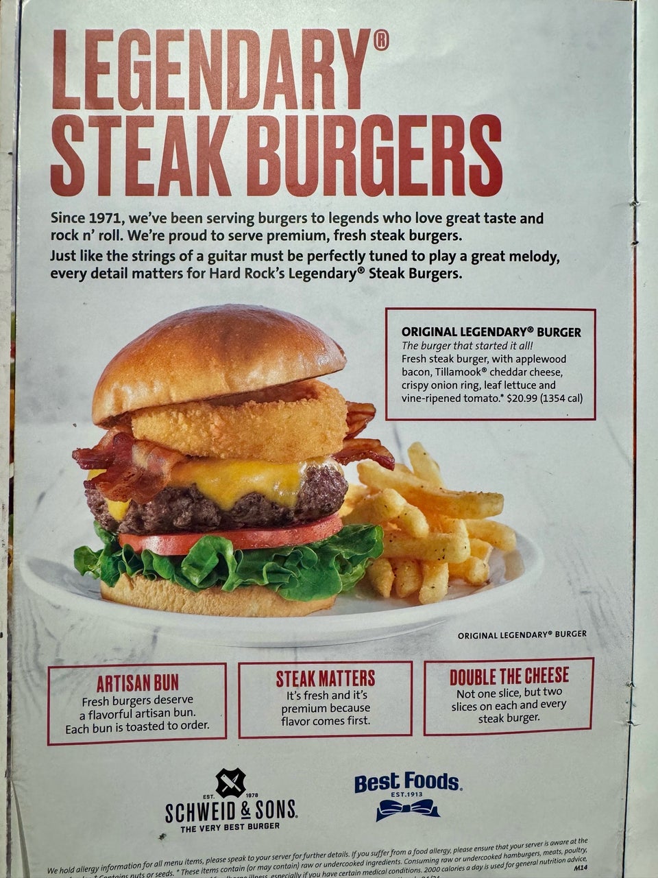 Mrs. G’s Snacks Menu