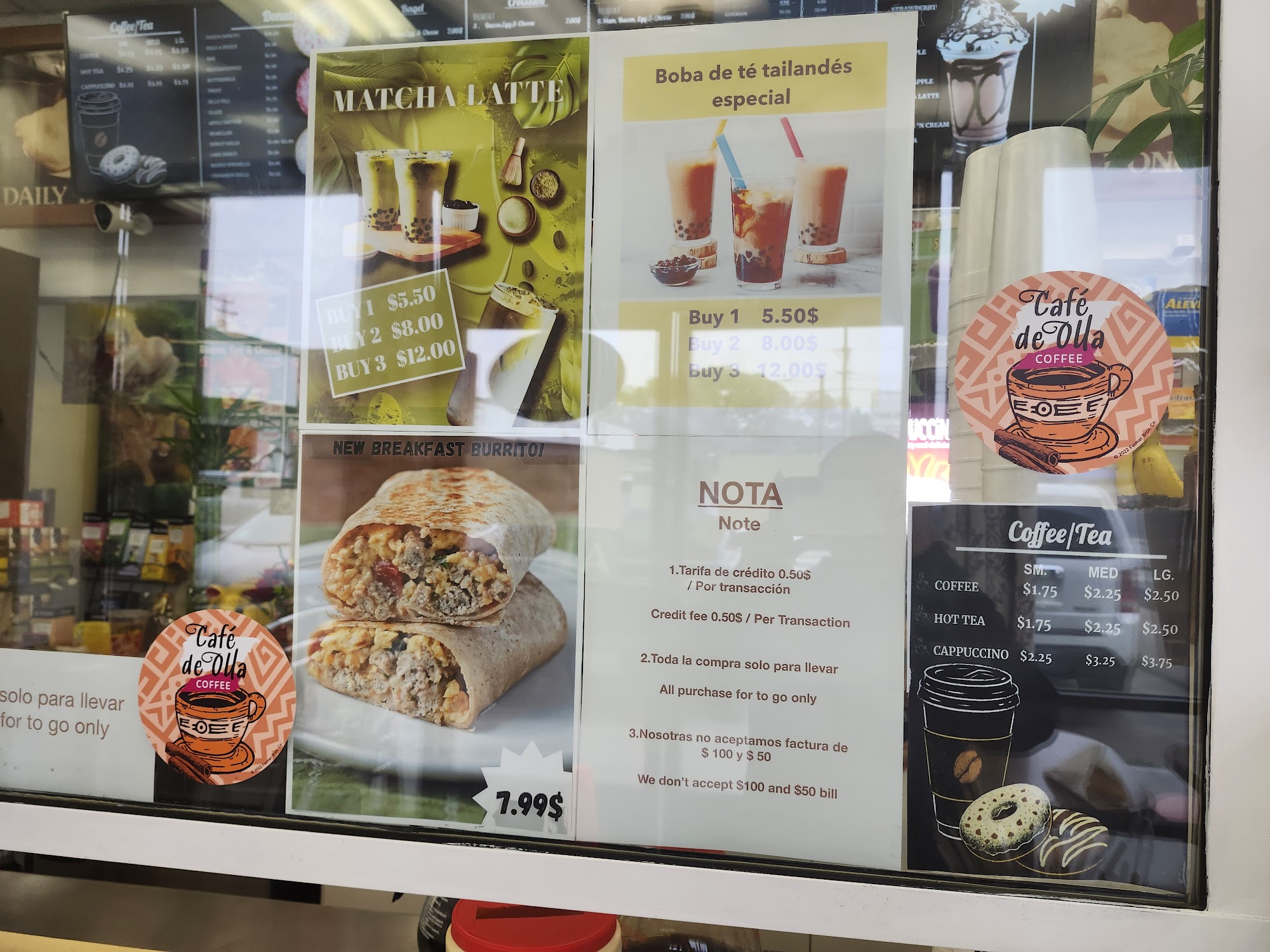 Deli Doughnut House Menu