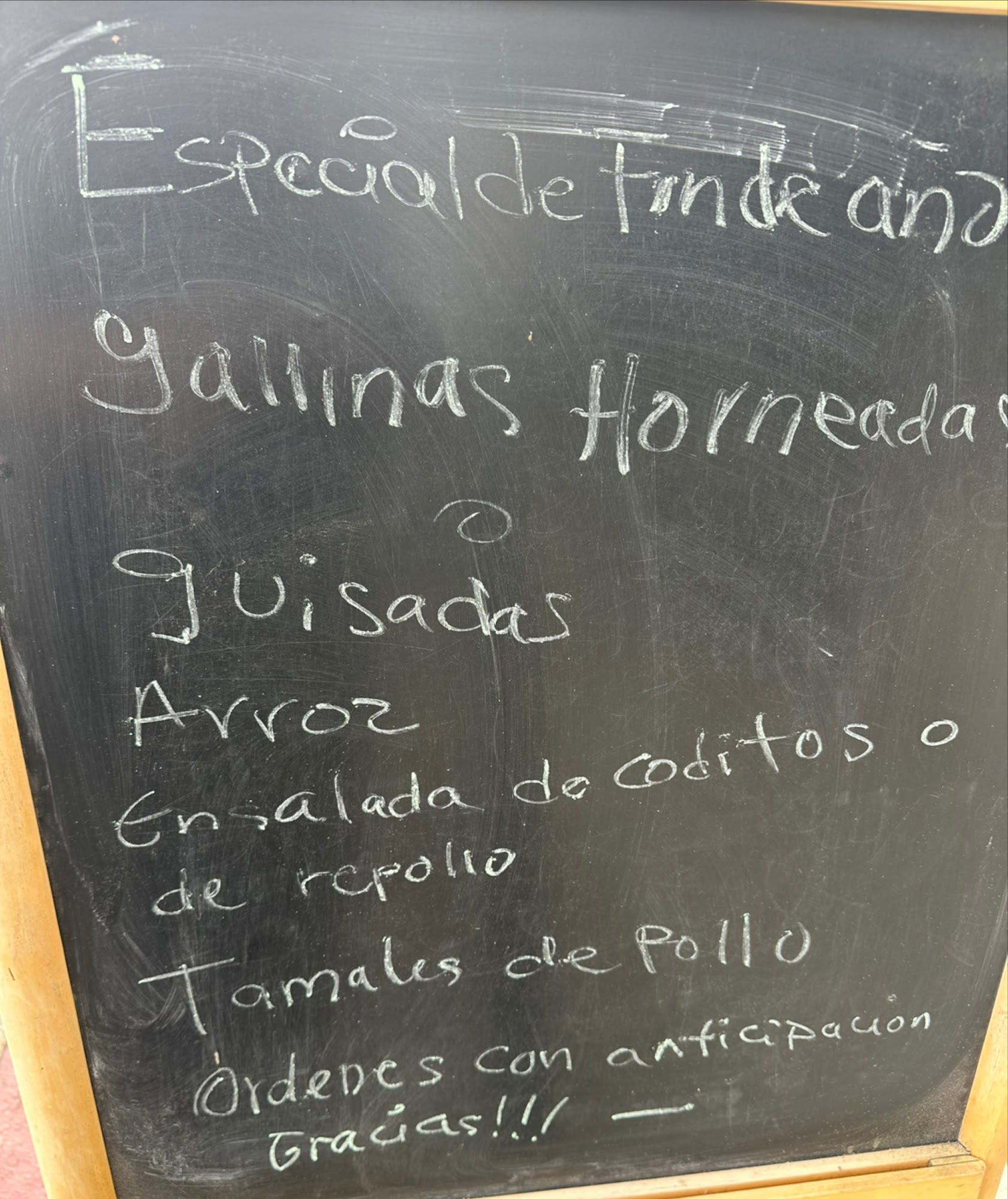 S and S Antojitos Menu