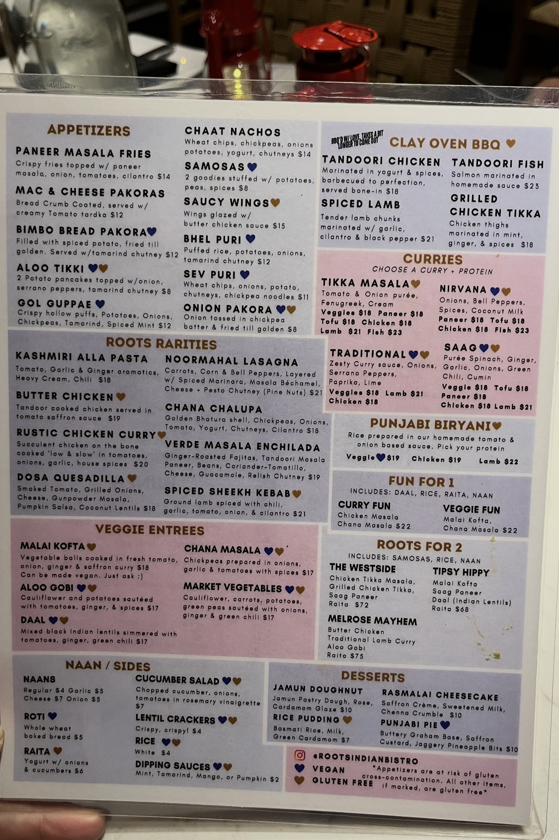 ROOTS Indian Bistro Los Angeles