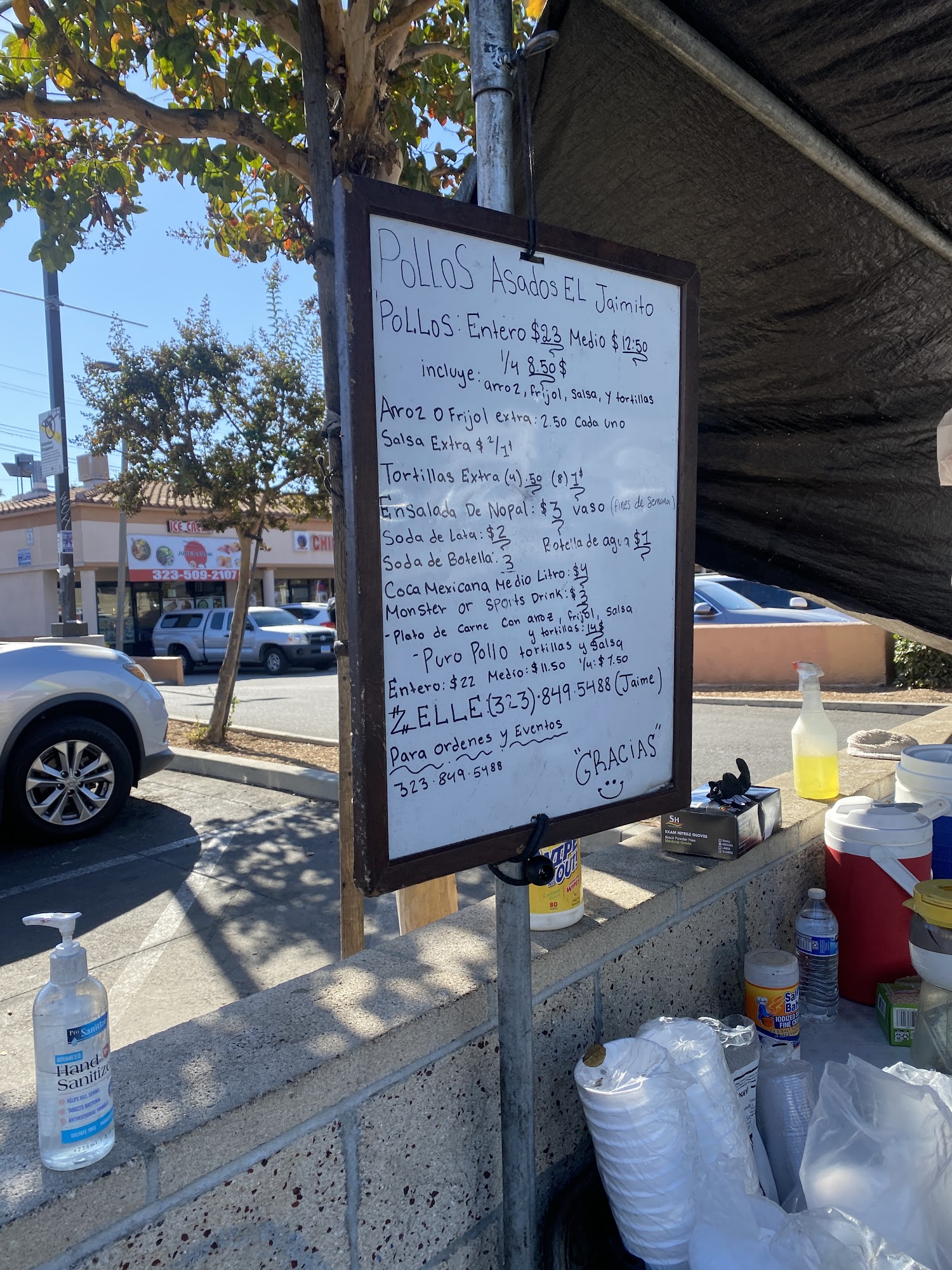 Pollos Asados El Jaimito Menu