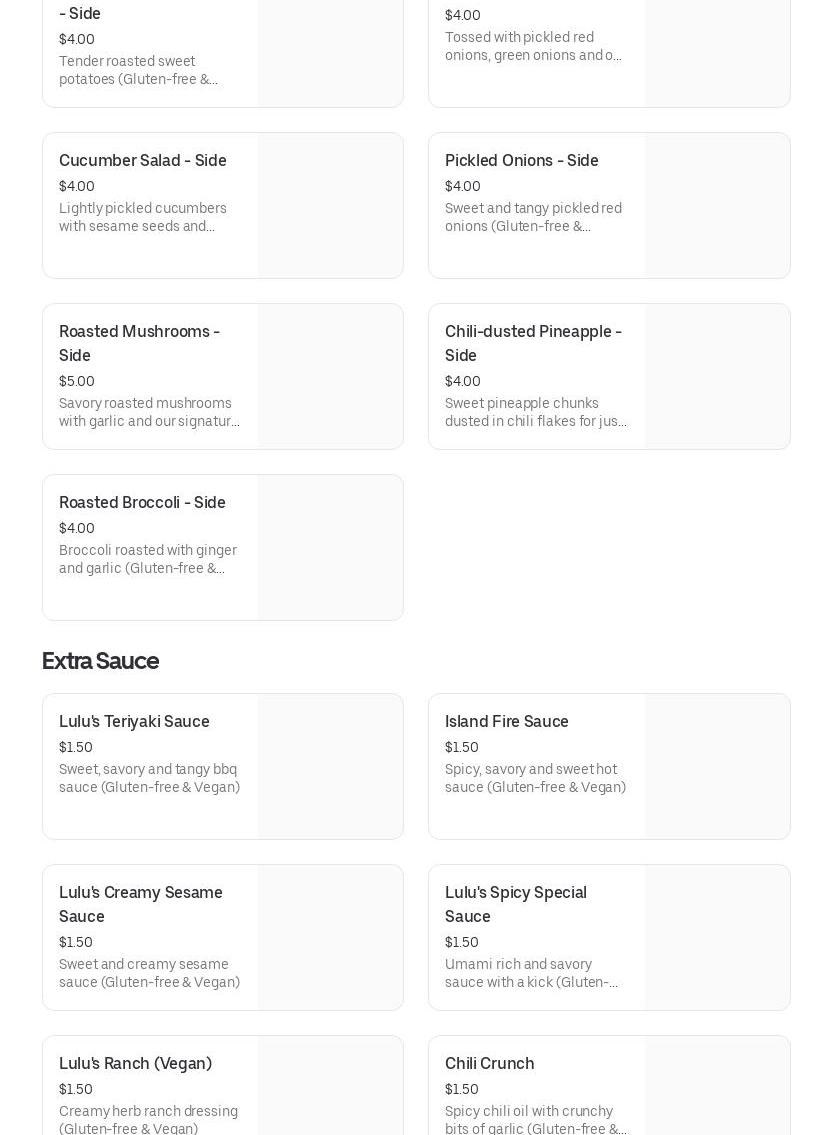 lulubowls (Hawaiian-Inspired Bowls- West LA) Menu