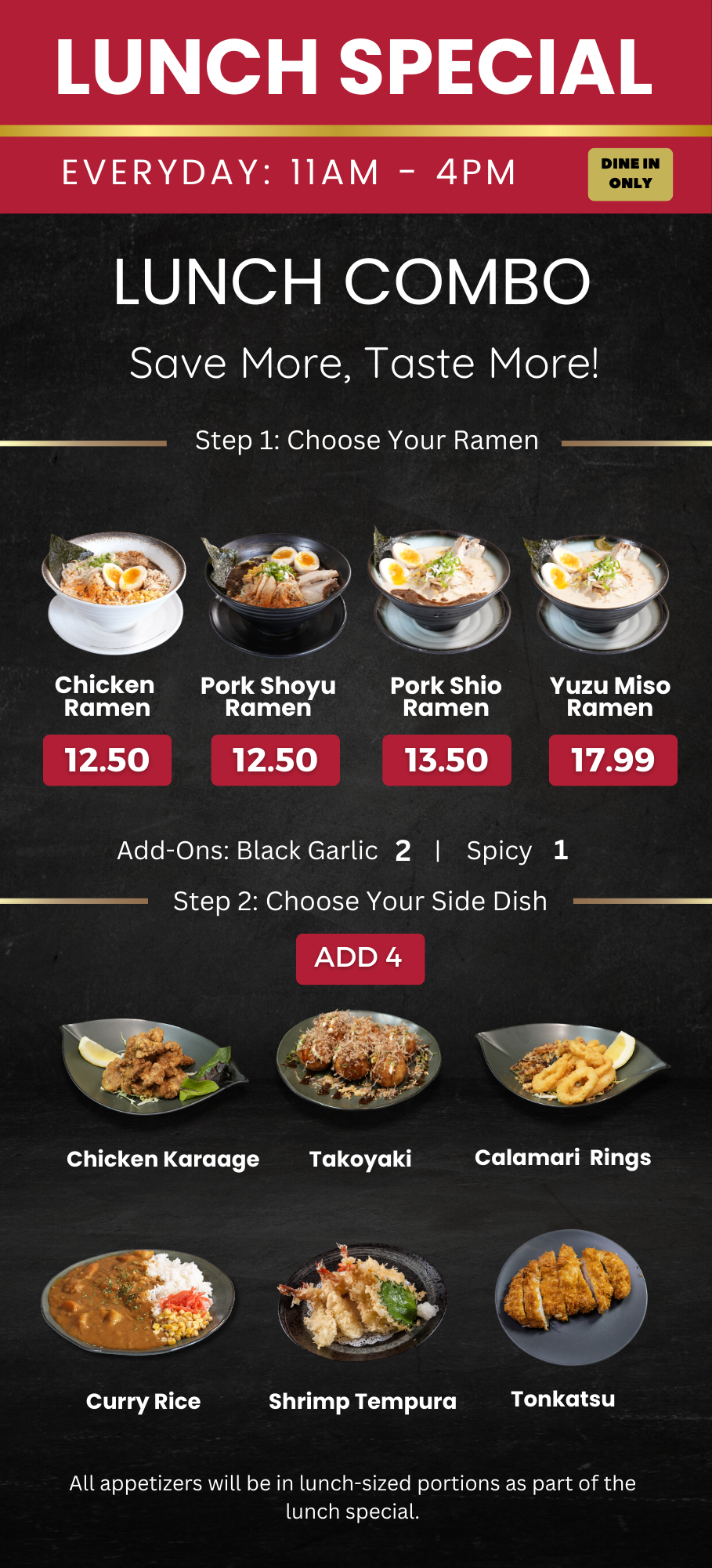 Ramen Akira Menu