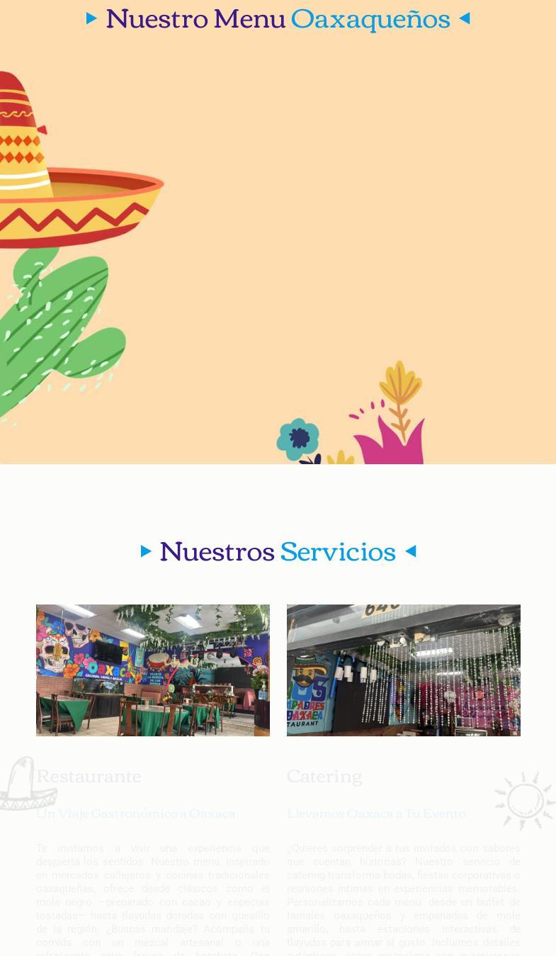 Los Compadres De Oaxaca Restaurant Menu