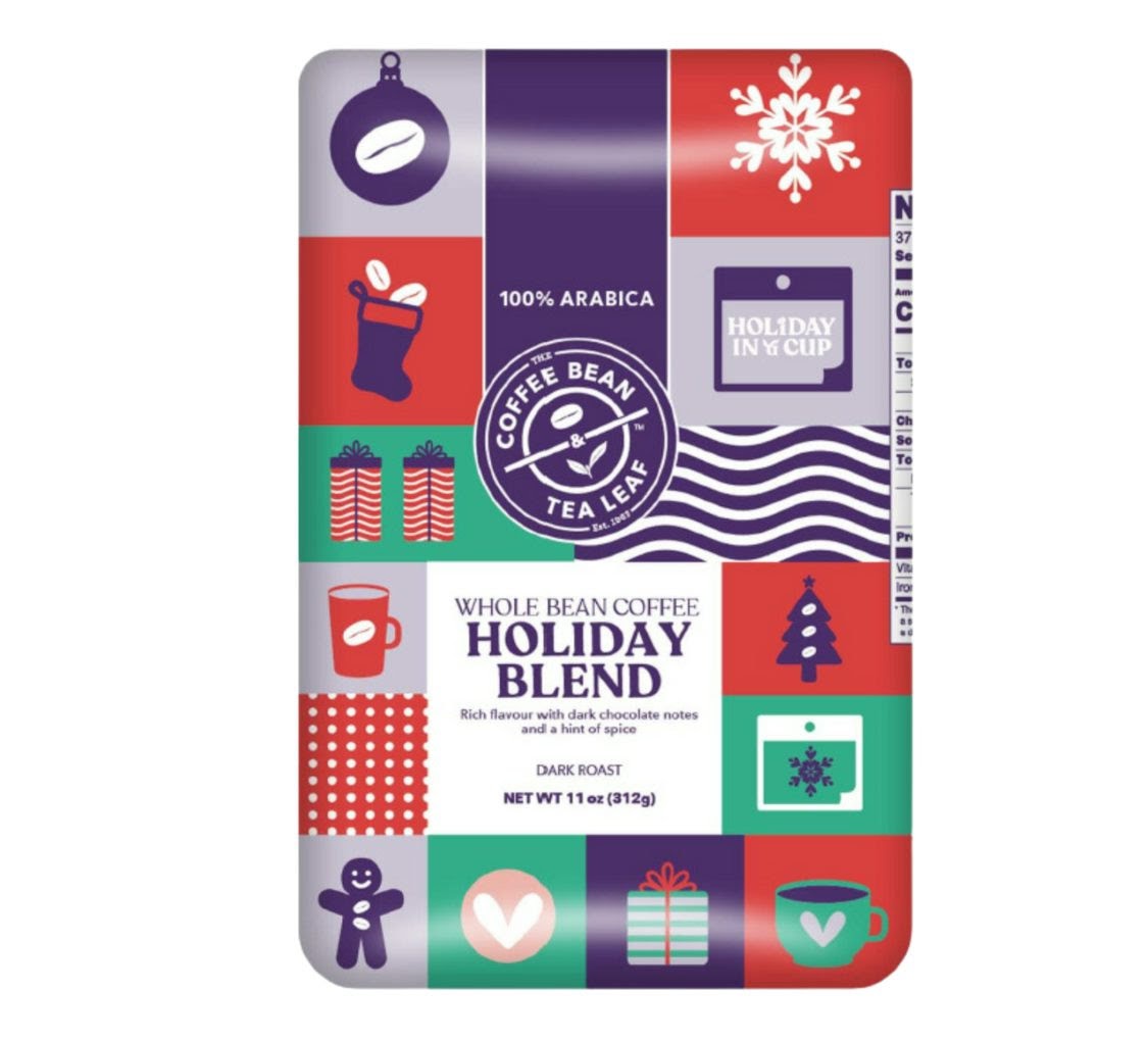 The Coffee Bean & Tea Leaf Menu
