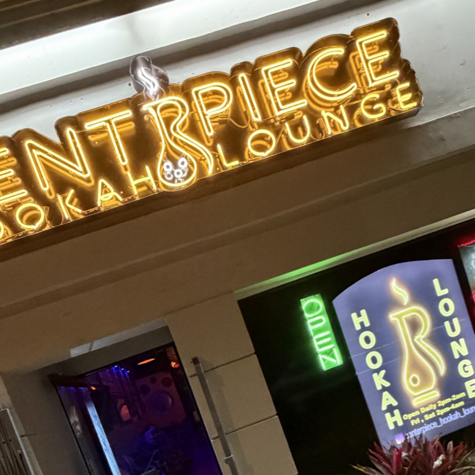 Centerpiece hookah lounge Los Angeles