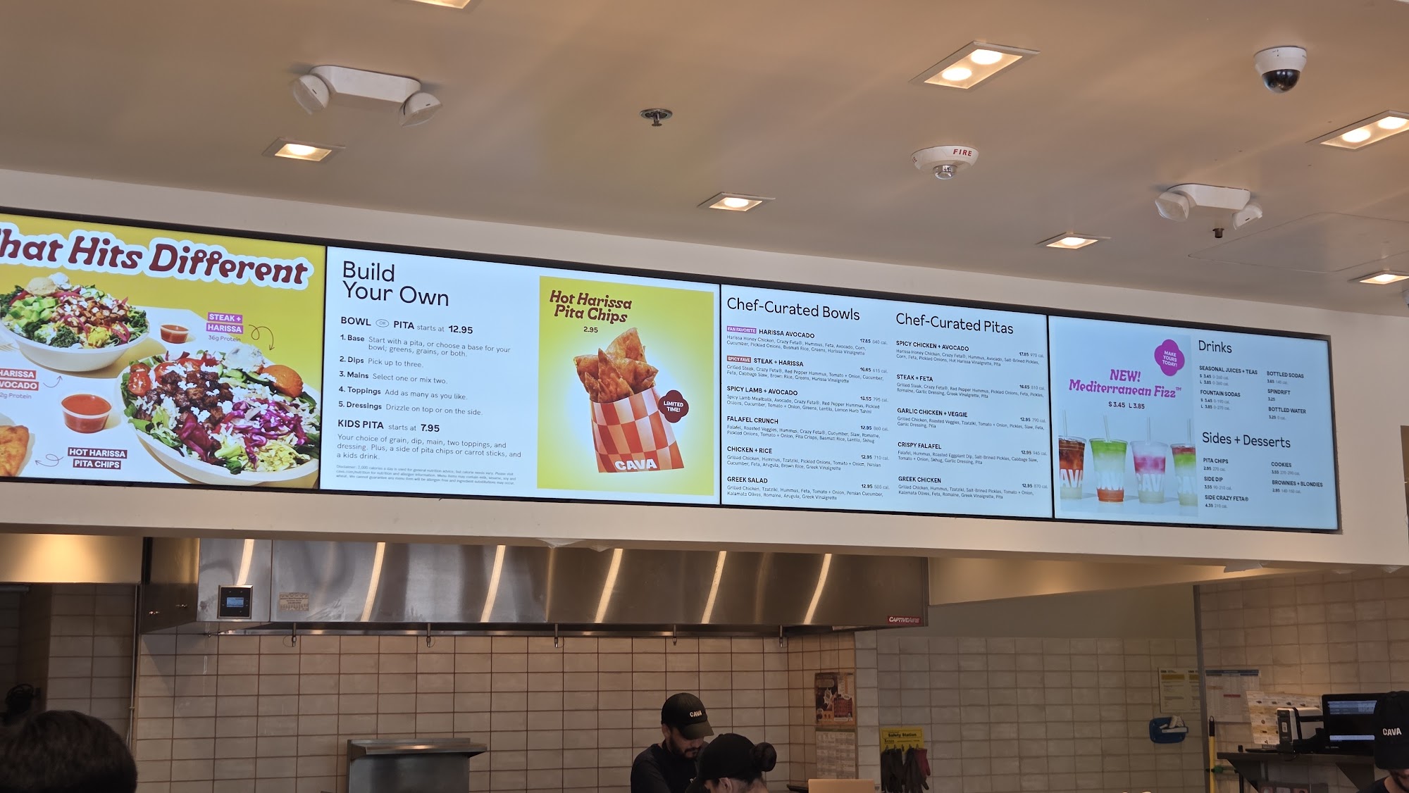CAVA Menu