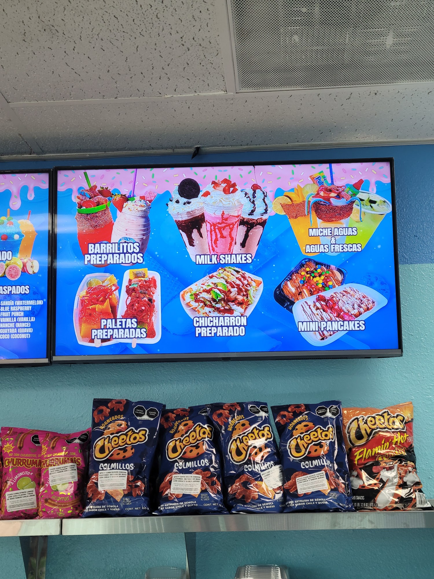 Yolis nieves y antojitos Menu