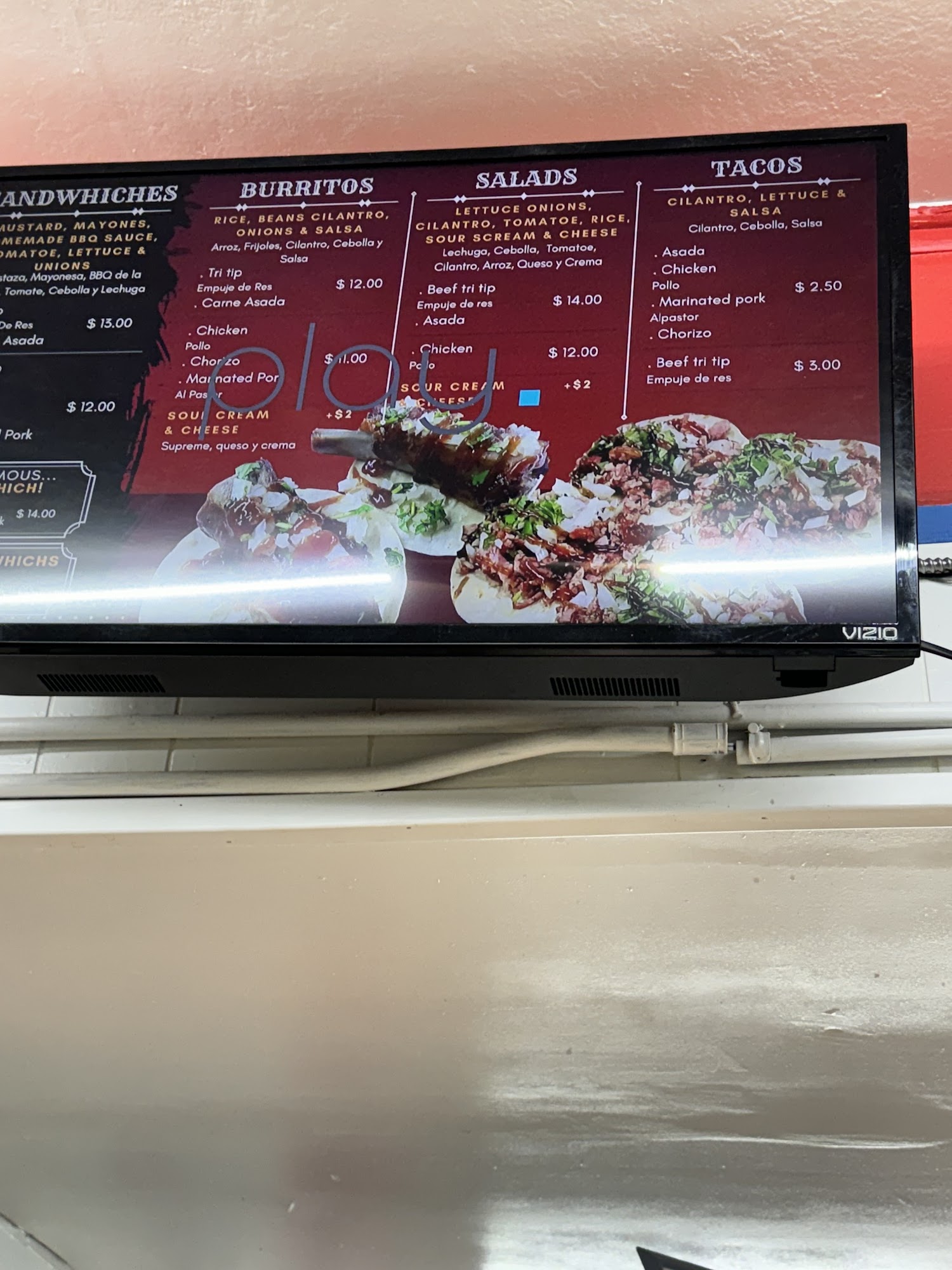 La Carnicería/Meat Deli & BBQ Menu