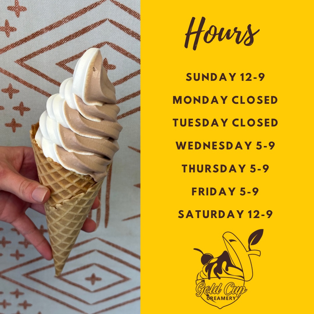 Gold Cup Creamery Menu