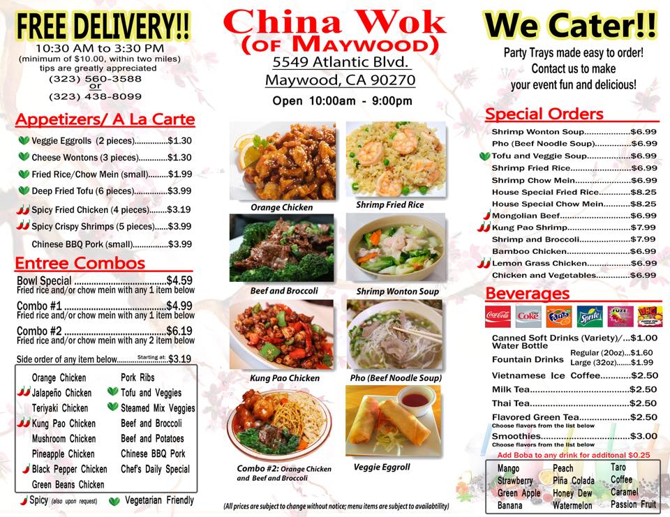 China Wok Menu