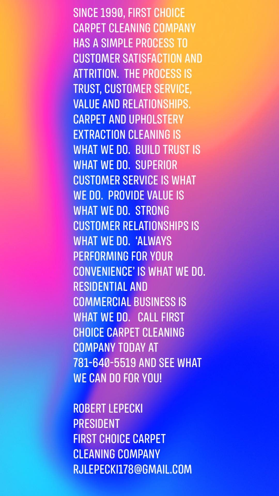 First Choice Carpet Cleaning Co