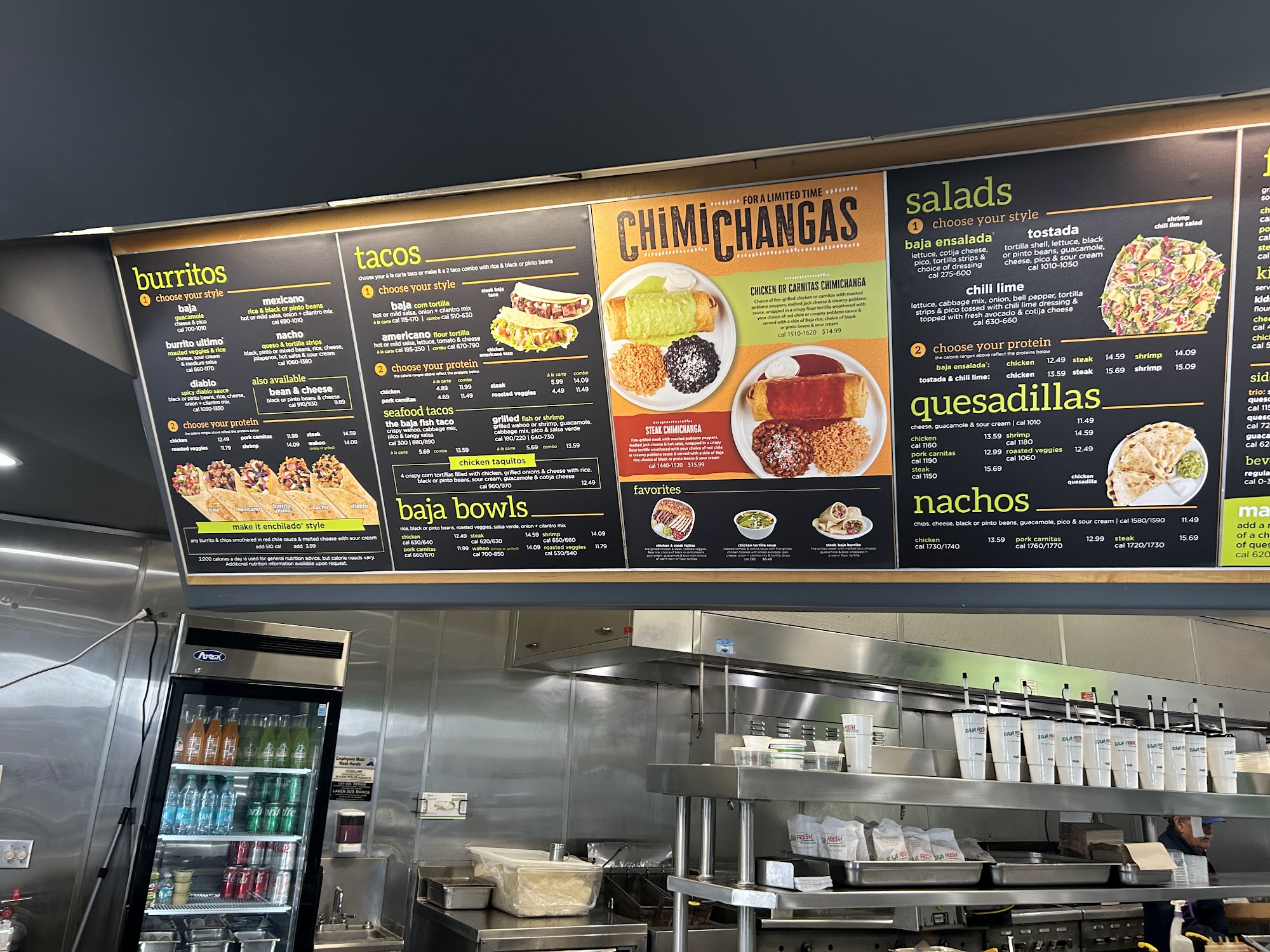 Baja Fresh Menu