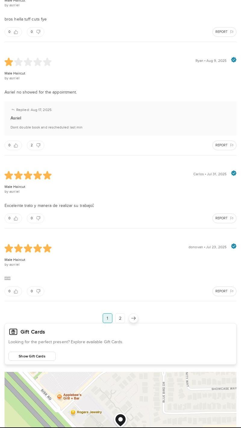 Modesto barber Asriel 3600 Sisk Rd Suite 2E, Modesto California 95356