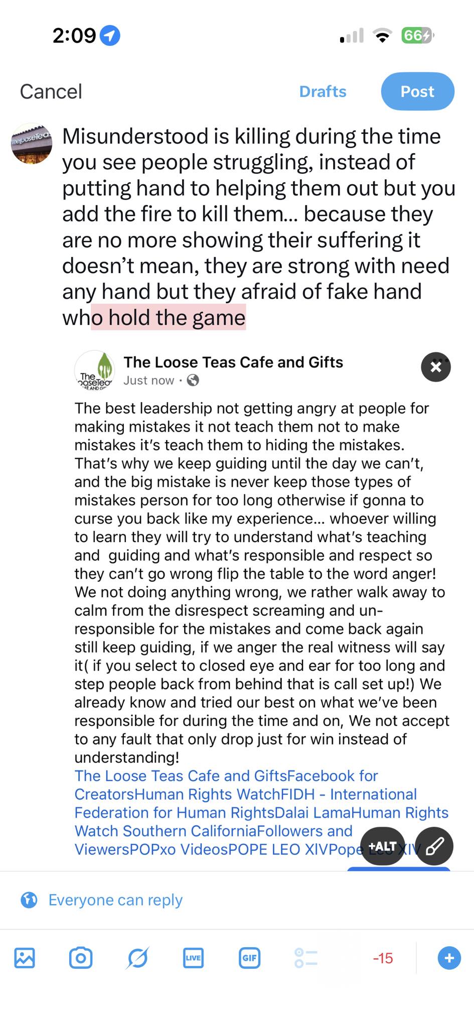 The Loose Teas Cafe and Gifts Monrovia