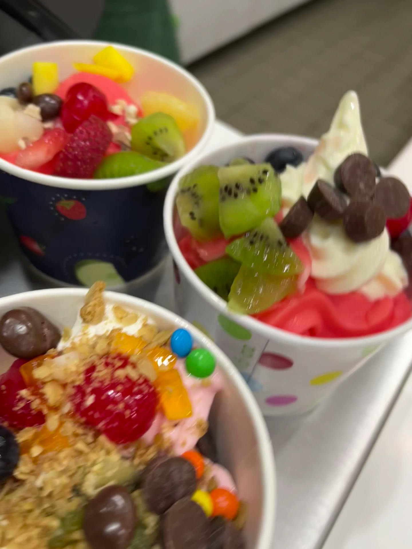Tutti Frutti Frozen Yogurt Menu