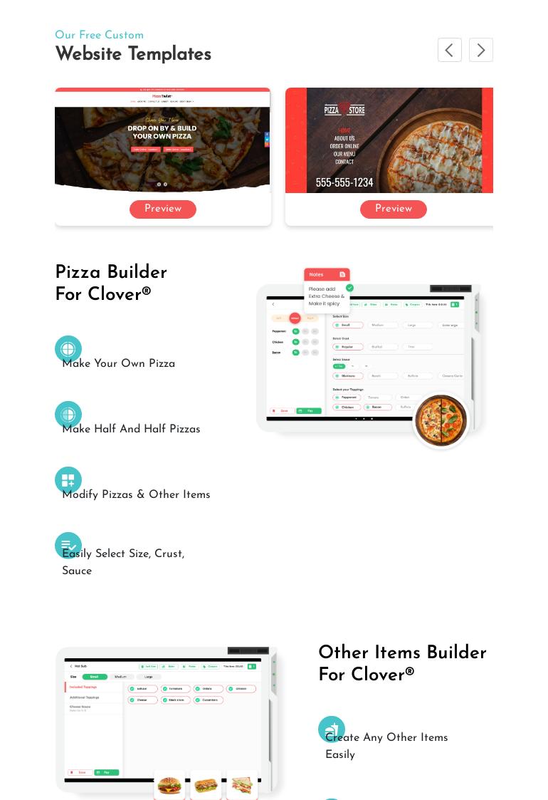 Apprication LLC Menu