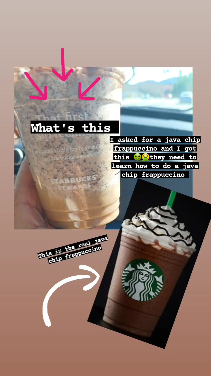 Starbucks Menu
