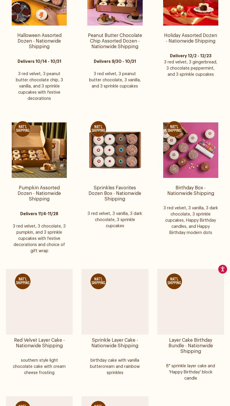 Sprinkles Westfield Plaza Bonita ATM Menu