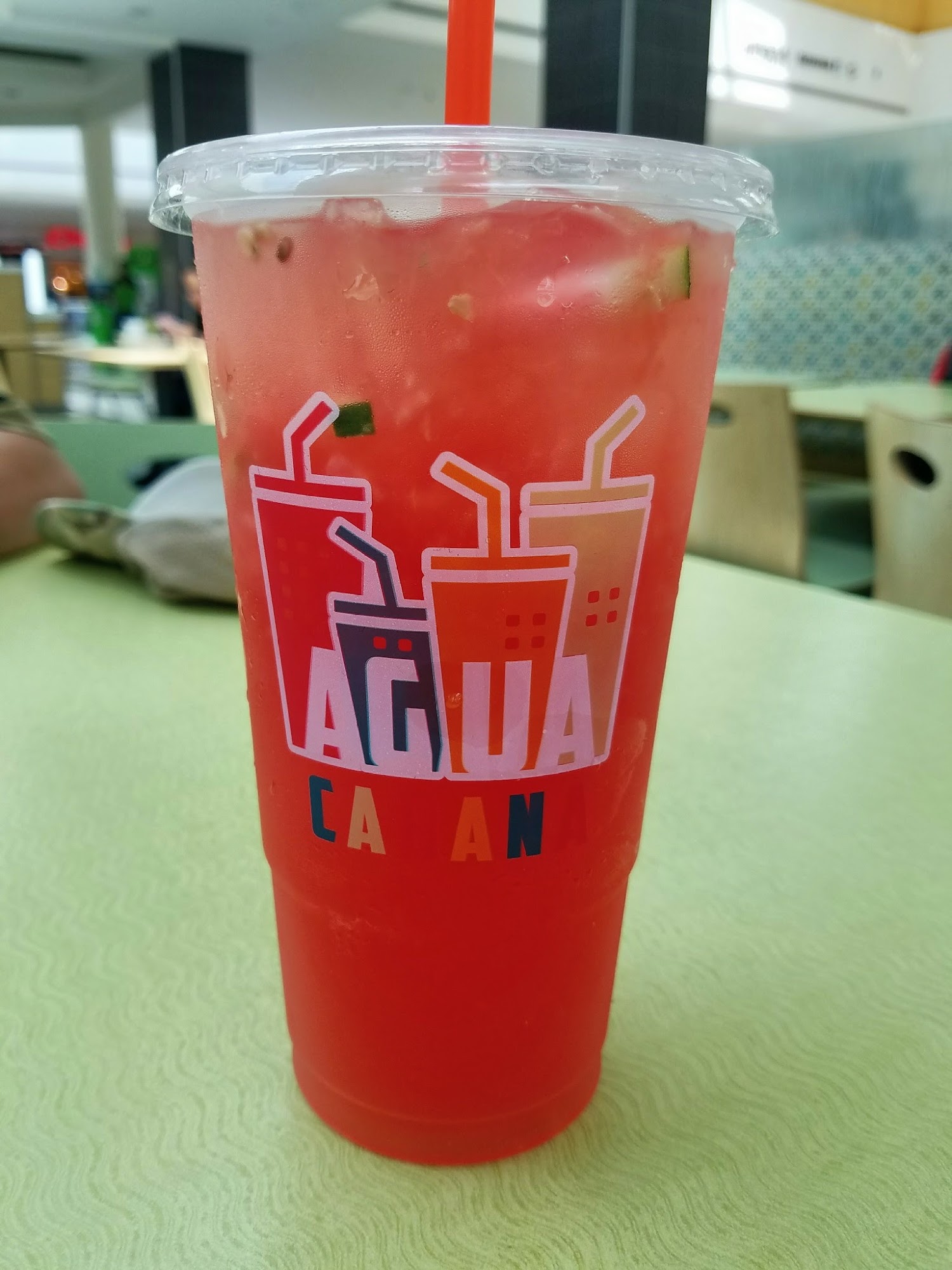 Agua Cabana Menu